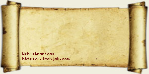 Jana Đilas vizit kartica